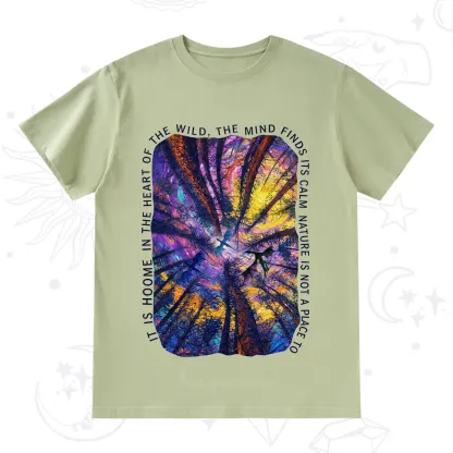 Purplehecate Forest Mindscape Night Sky T-Shirt