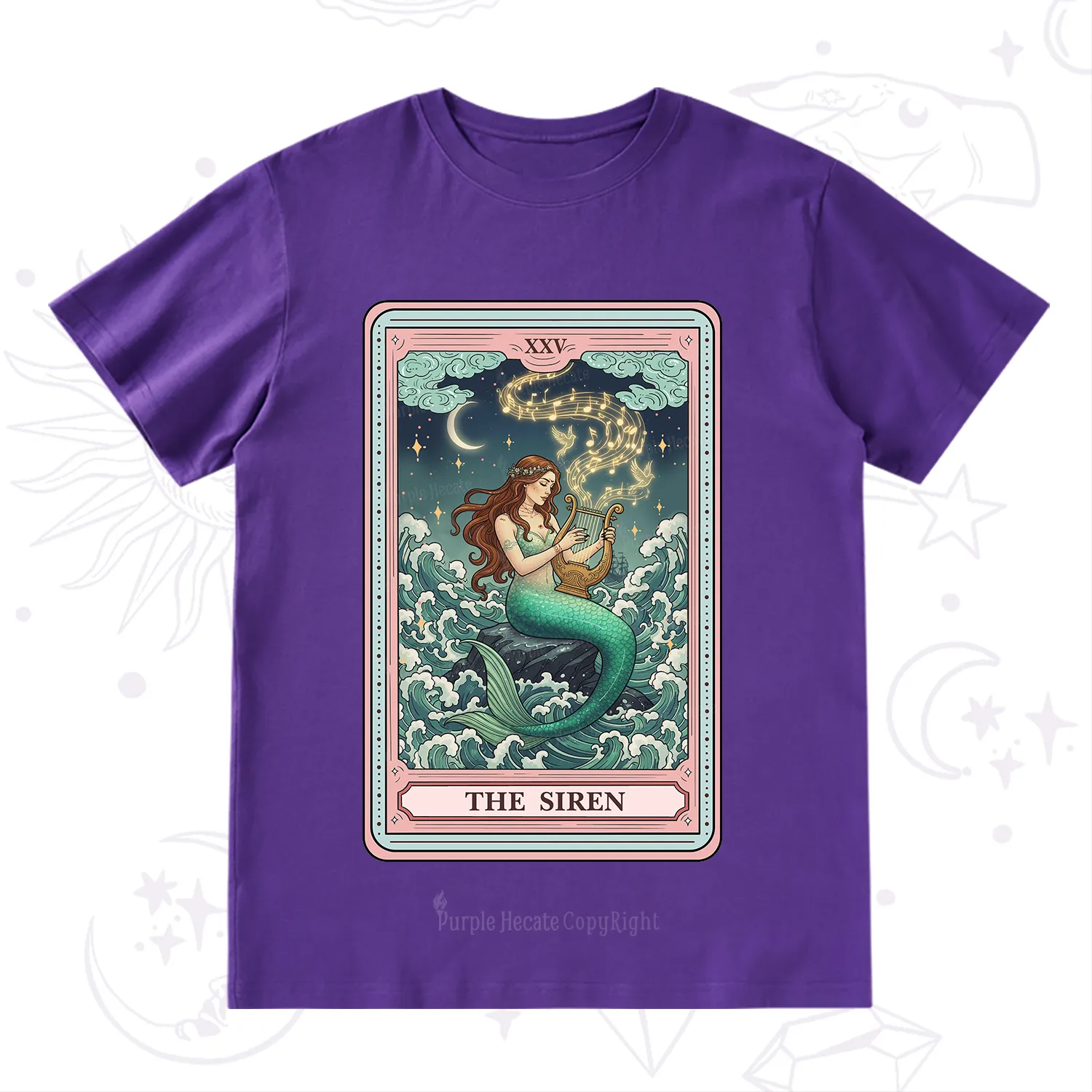 Purplehecate The Siren Tarot T-Shirt