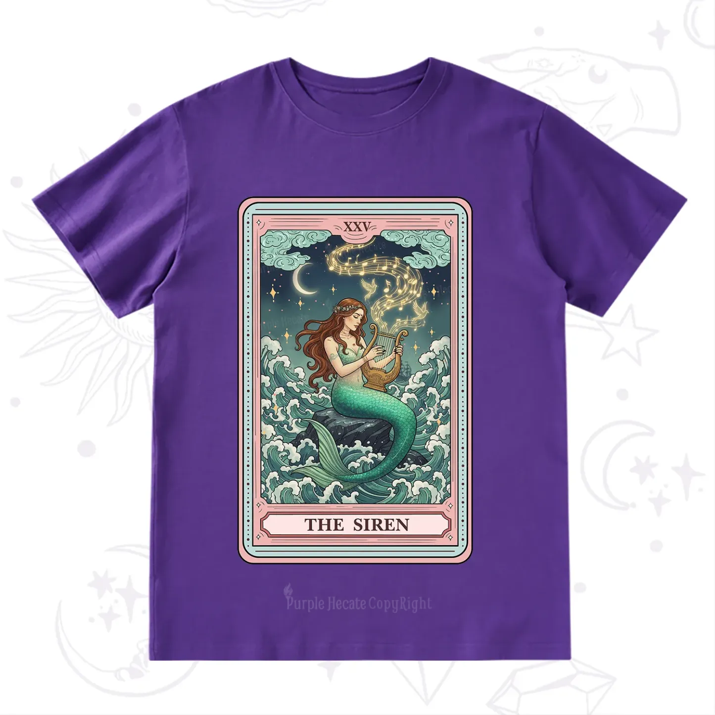Purplehecate The Siren Tarot T-Shirt