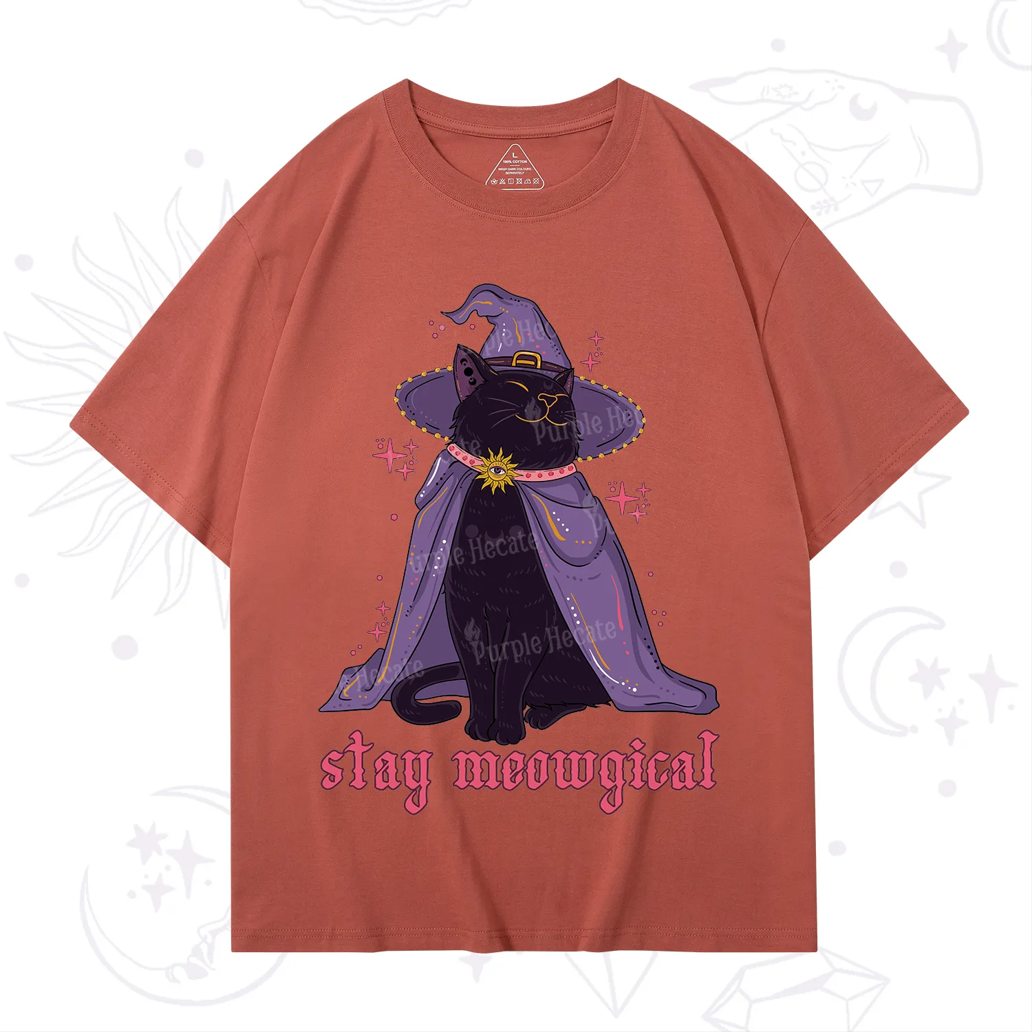 Purplehecate Stay Meowgical Cat T-Shirt