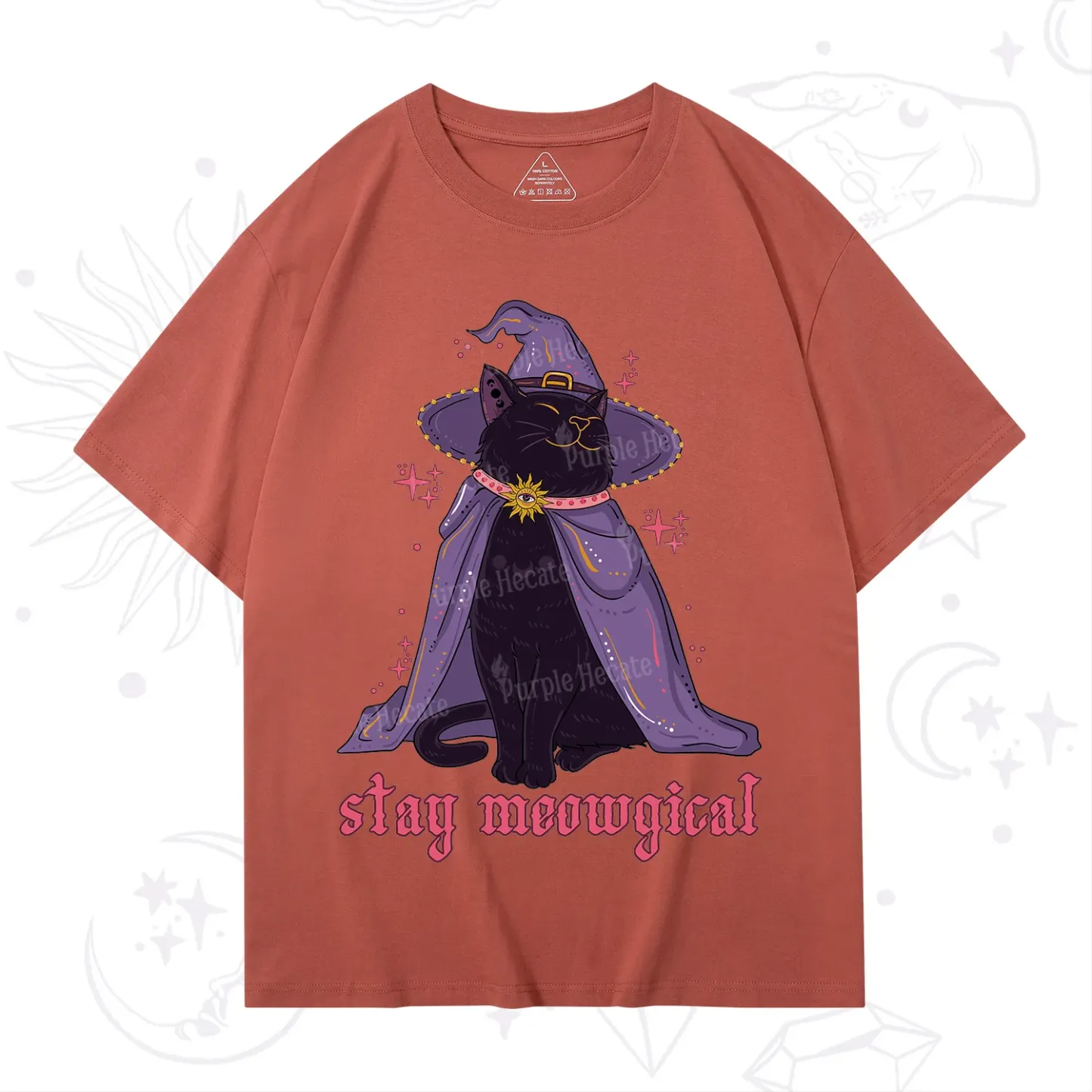 Purplehecate Stay Meowgical Cat T-Shirt