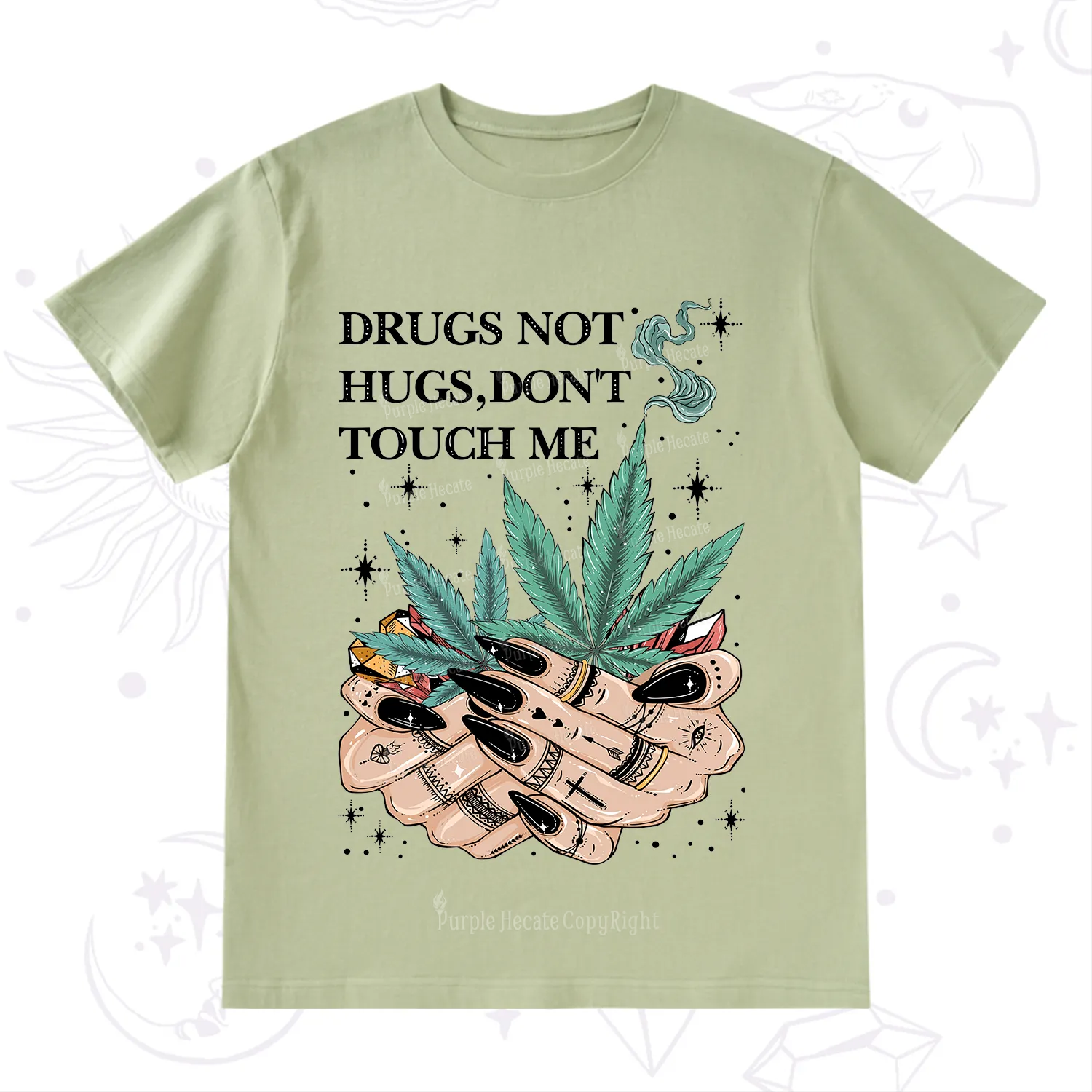 Purplehecate Drugs Not Hugs T-Shirt