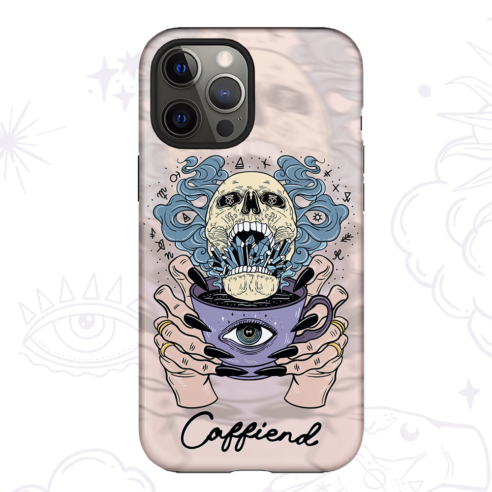 Purplehecate Caffiend Collage Phone Case