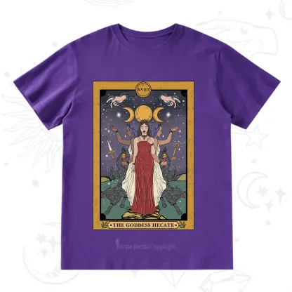 Purplehecate The Goddess Hecate Tarot T-Shirt
