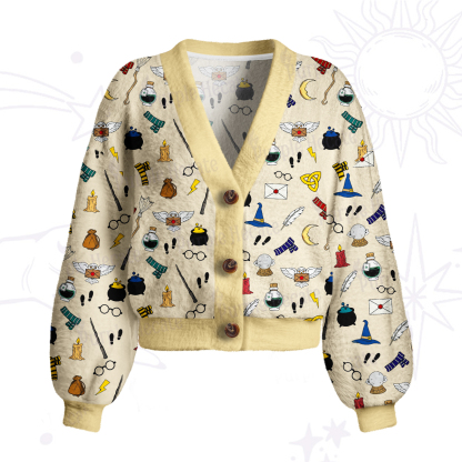 Purplehecate Wizard School Magic Cardigan Sweaters