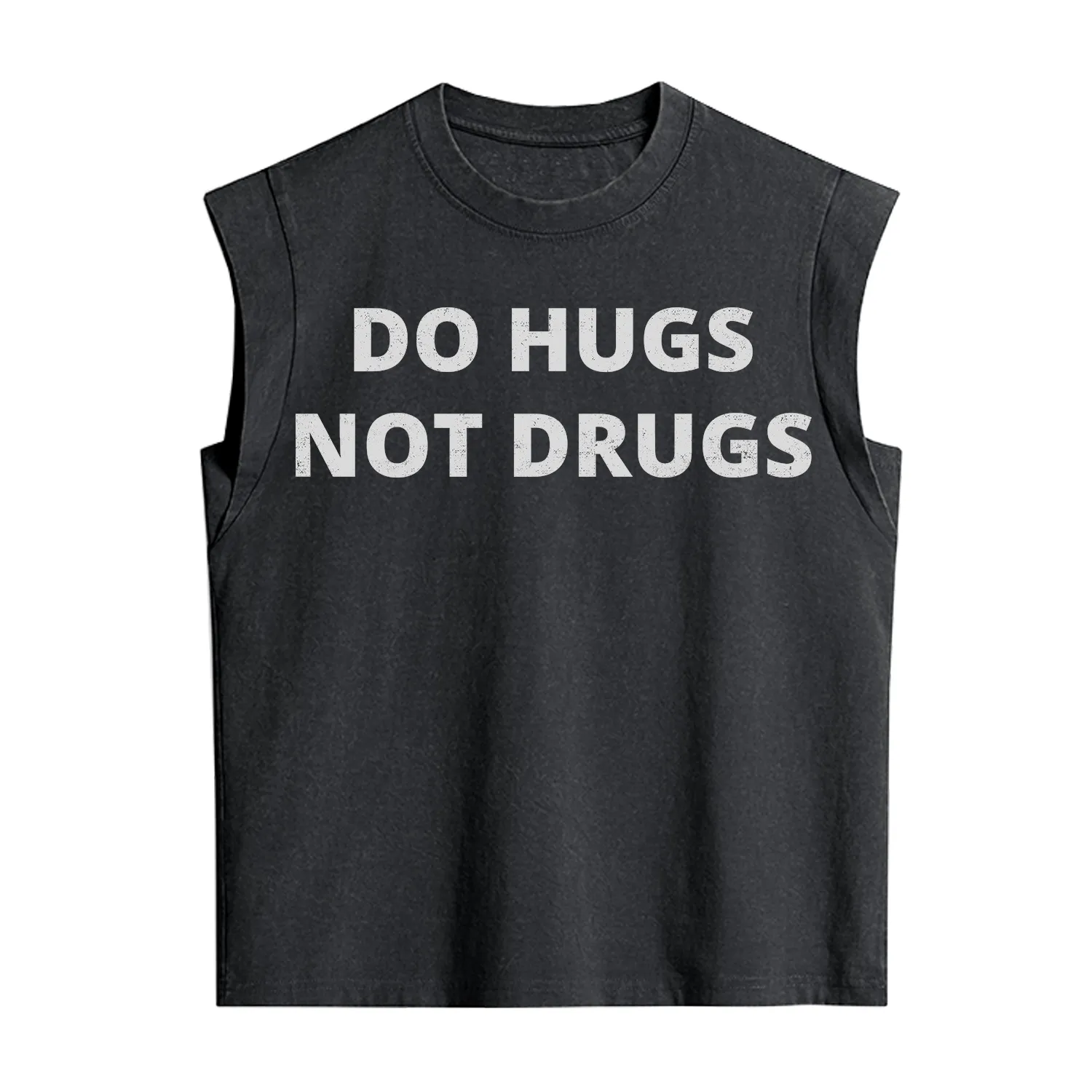 Purplehecate Do Hugs Not Drugs Vintage Washed Tank