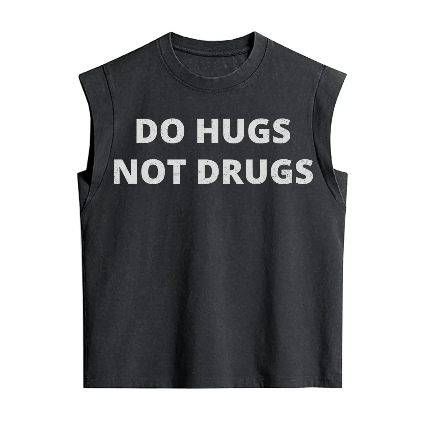 Purplehecate Do Hugs Not Drugs Vintage Washed Tank