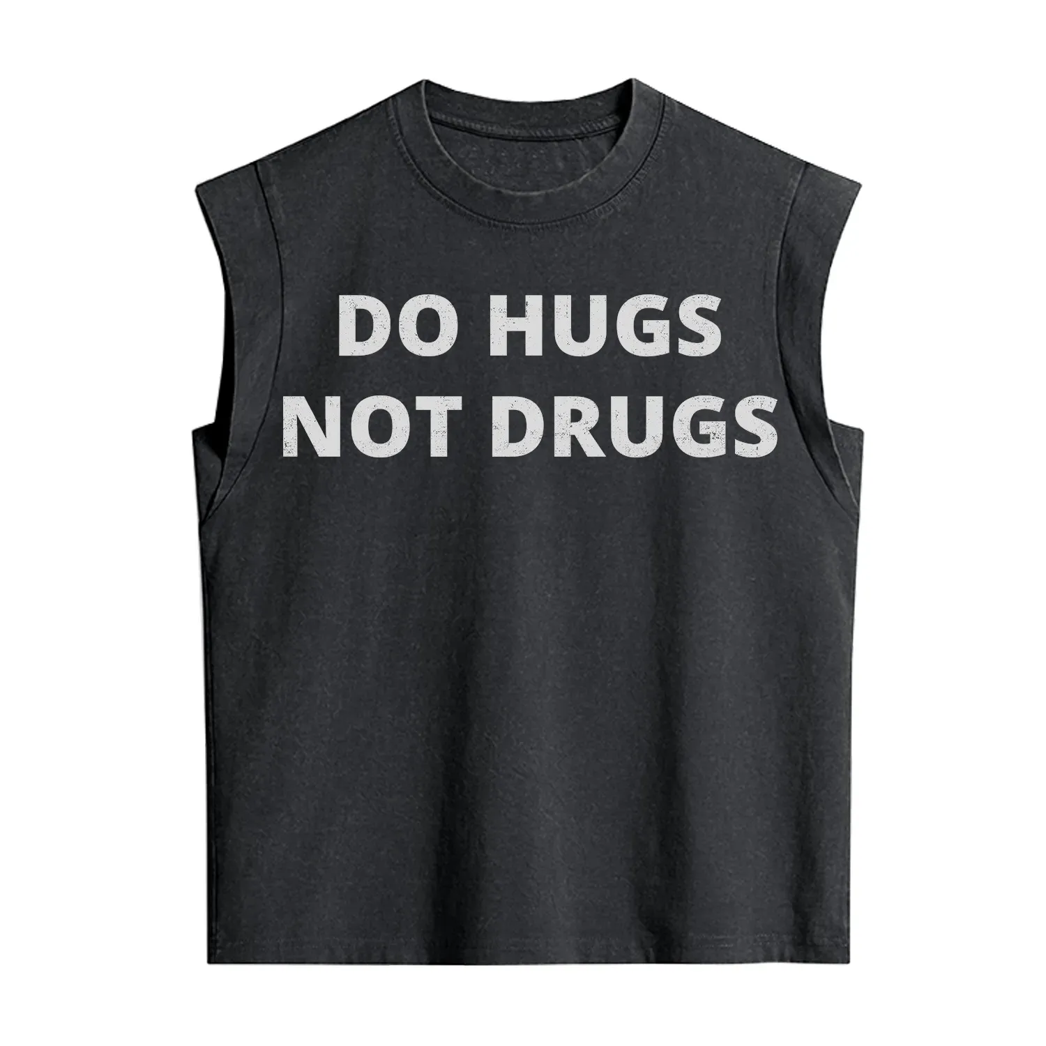 Purplehecate Do Hugs Not Drugs Vintage Washed Tank