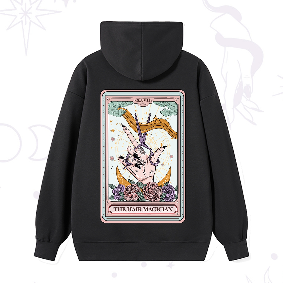 Purplehecate The Hair Magician Tarot Hoodie