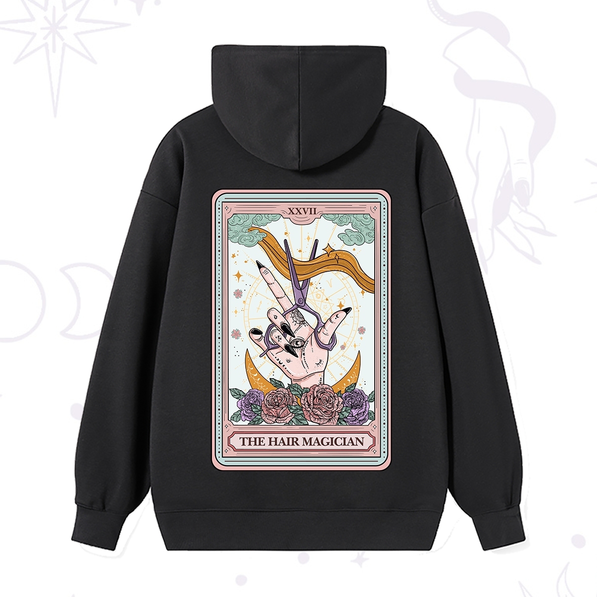 Purplehecate The Hair Magician Tarot Hoodie