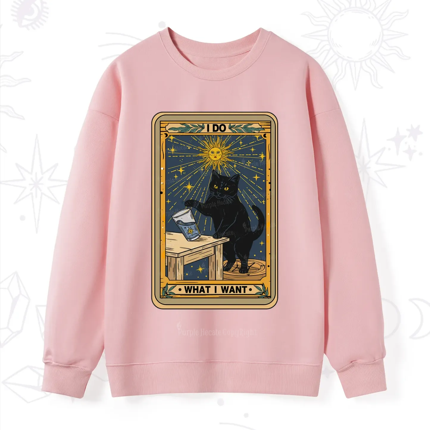 Purplehecate I Do What I Want Cats Sweatshirt