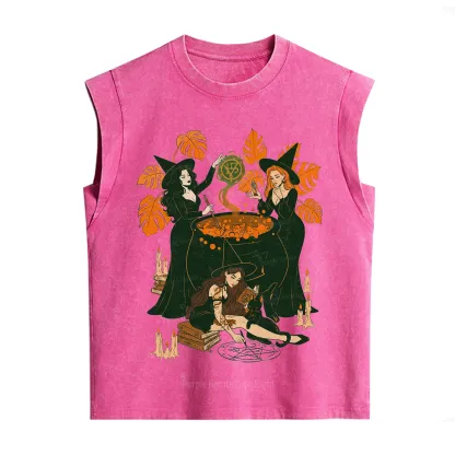Purplehecate Midnight Potion Ritual Halloween Vintage Washed Tank