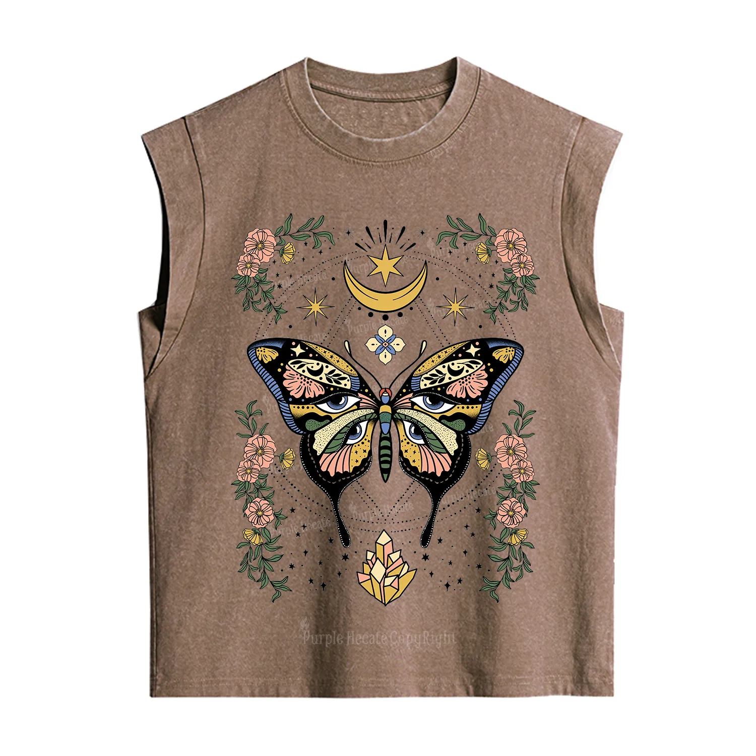 Purplehecate I Am Opening Vintage Washed Tank