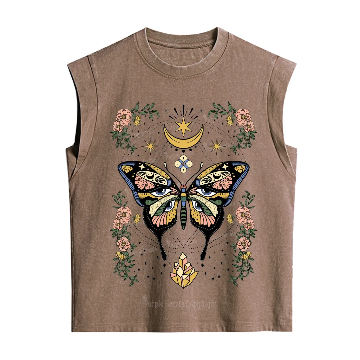 Purplehecate I Am Opening Vintage Washed Tank