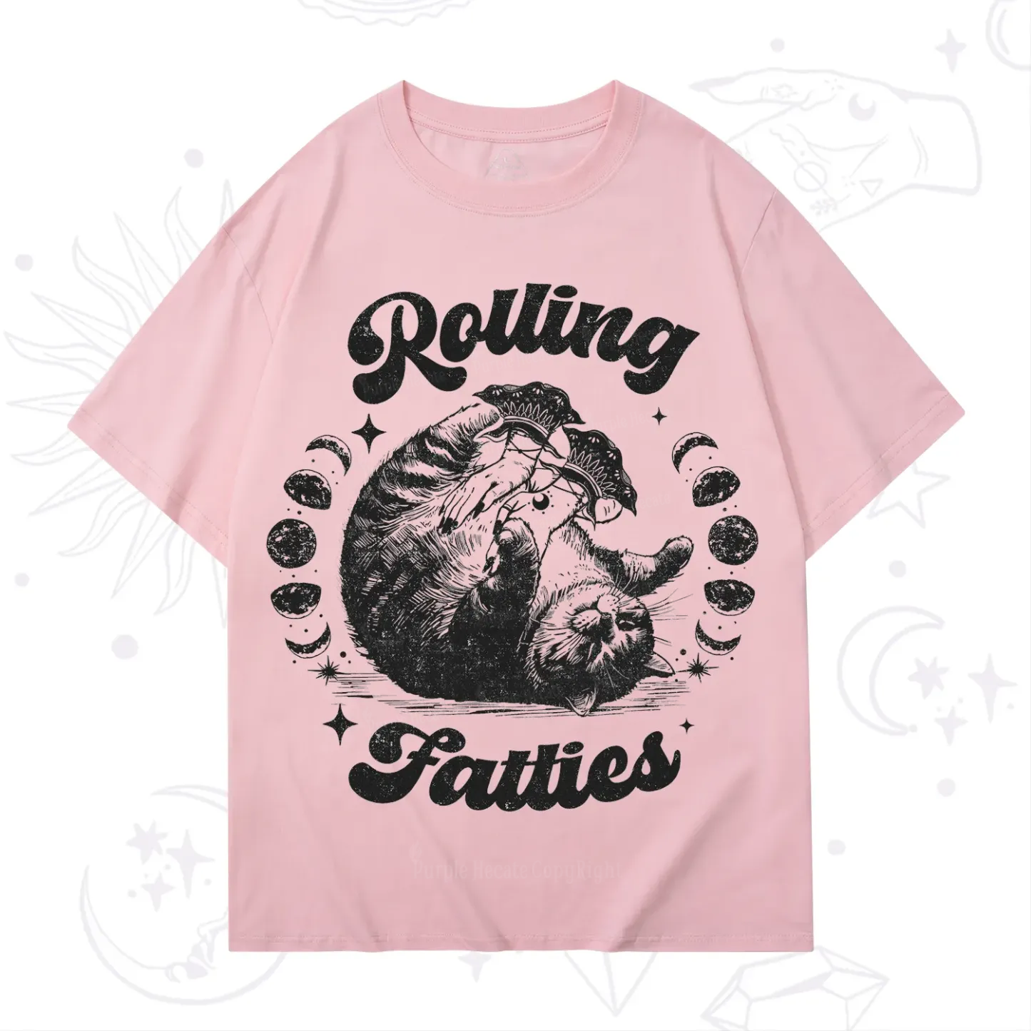 Purplehecate Funny Rolling Fatties T-Shirt