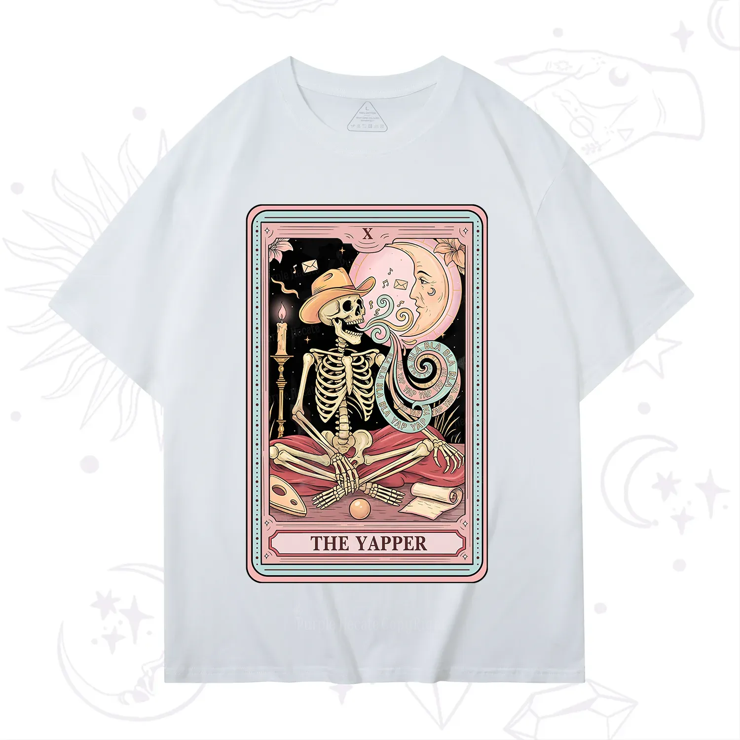 Purplehecate The Skeleton Yapper Tarot T-Shirt