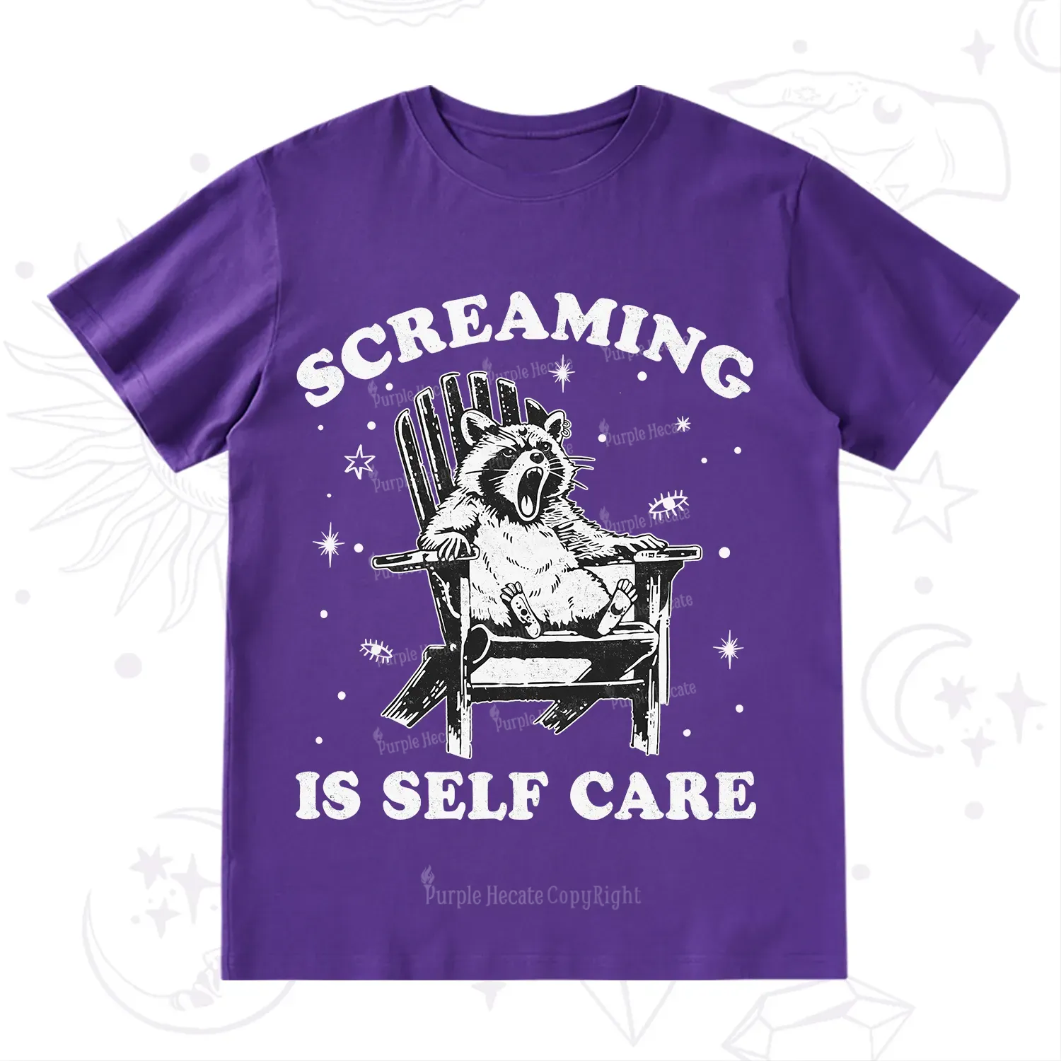 Purplehecate Screaming is Self Care T-Shirt