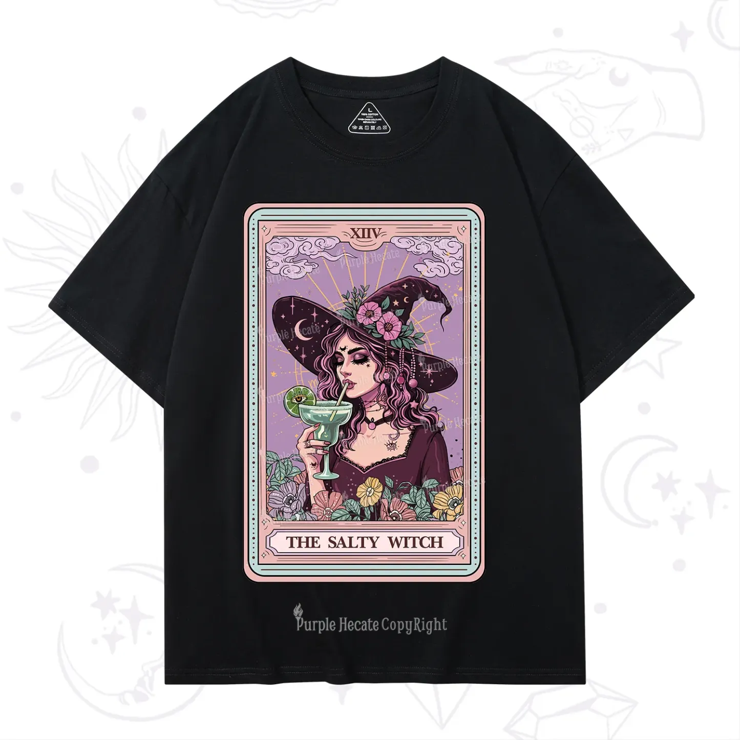 Purplehecate The Salty Witch Tarot T-Shirt