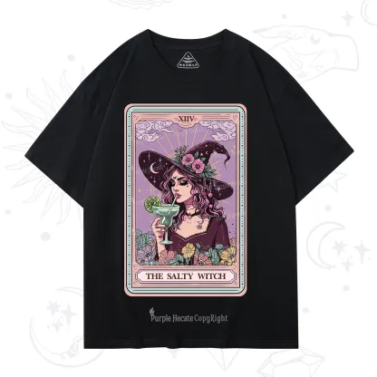 Purplehecate The Salty Witch Tarot T-Shirt