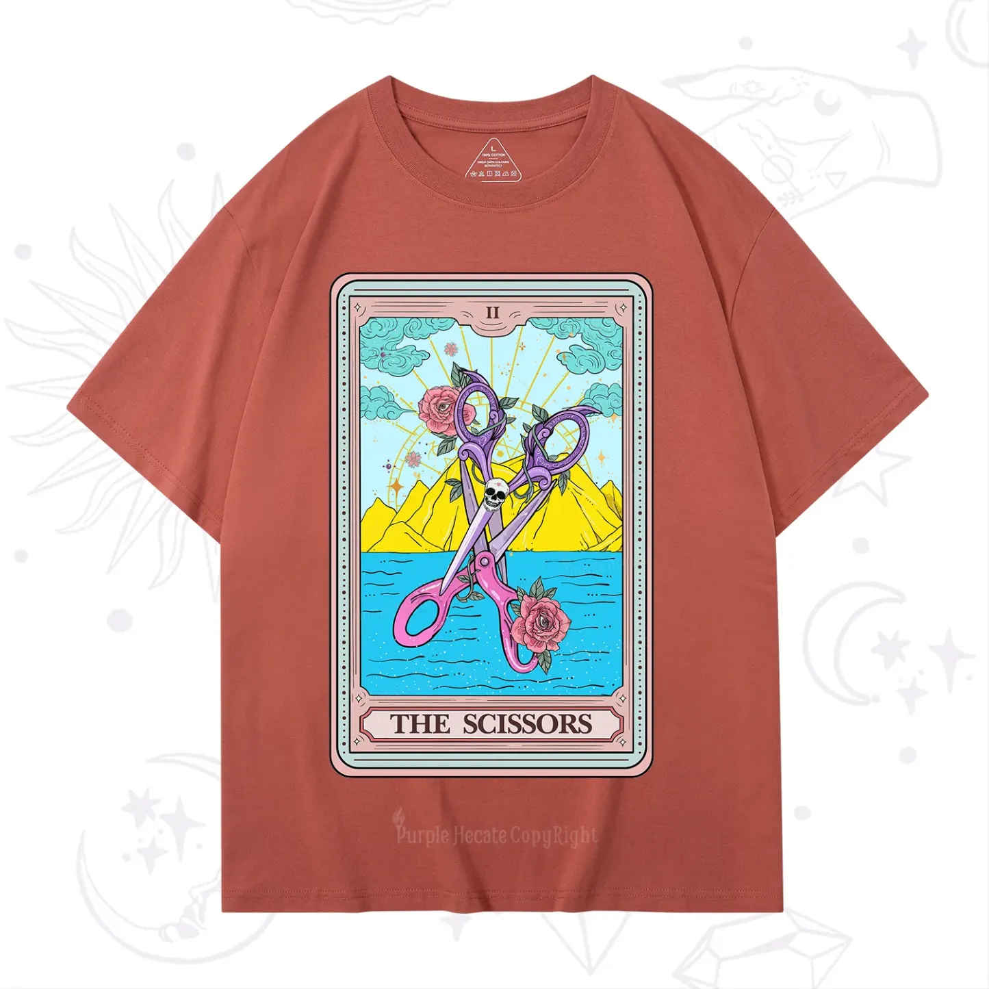 Purplehecate The Scissor Tarot Pride T-Shirt