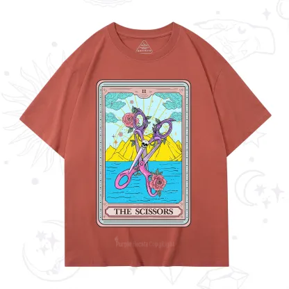 Purplehecate The Scissor Tarot Pride T-Shirt