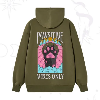 Purplehecate Pawsitive Vibes Only Hoodie