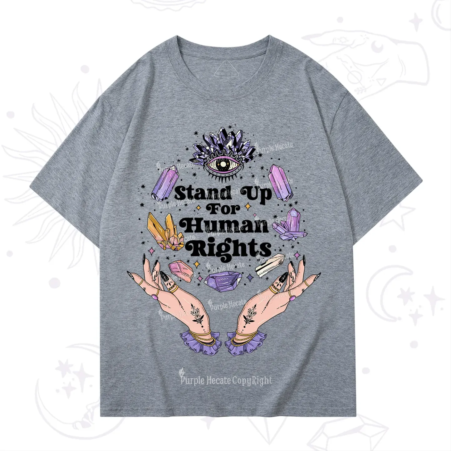 Purplehecate Stand Up For Human Rights T-Shirt