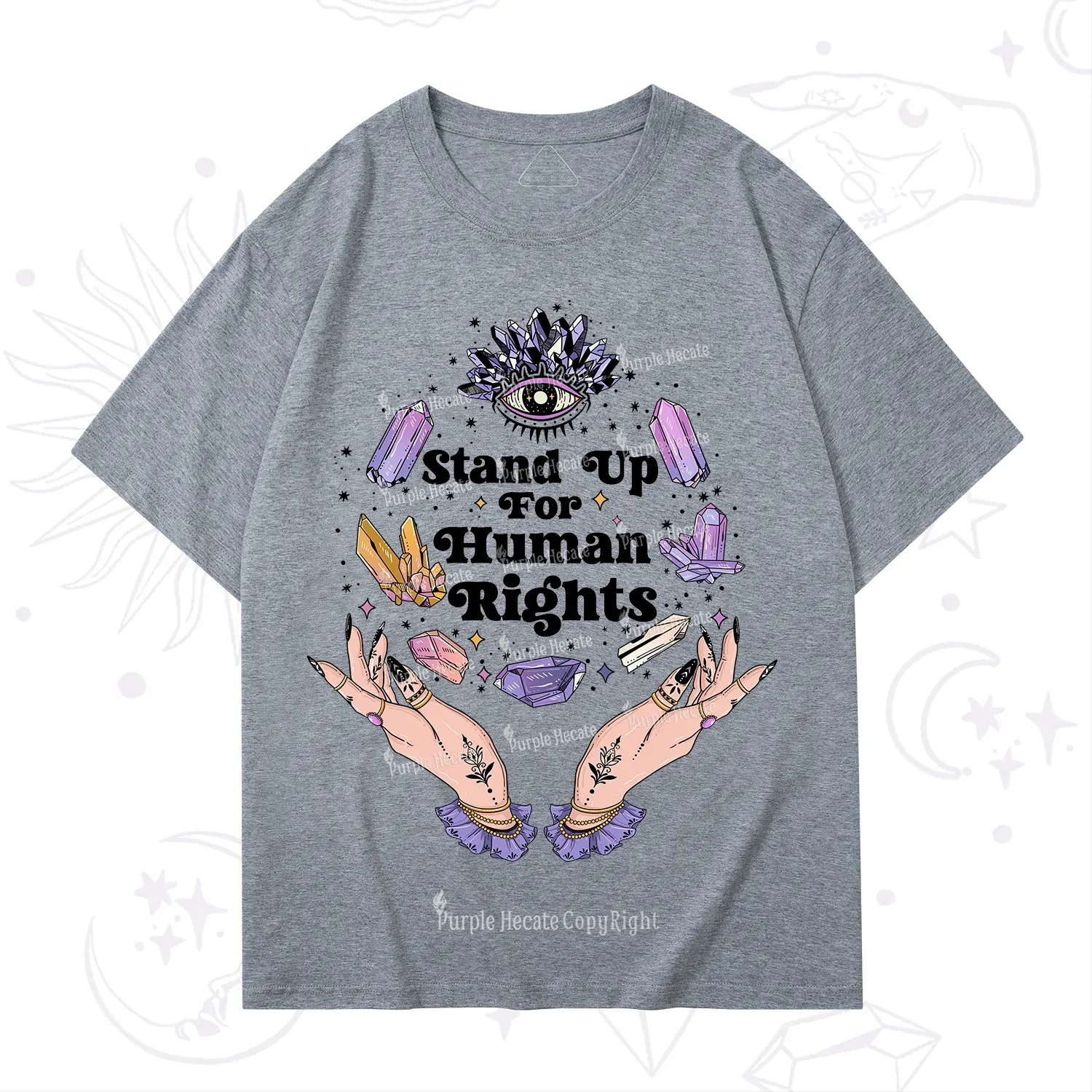 Purplehecate Stand Up For Human Rights T-Shirt