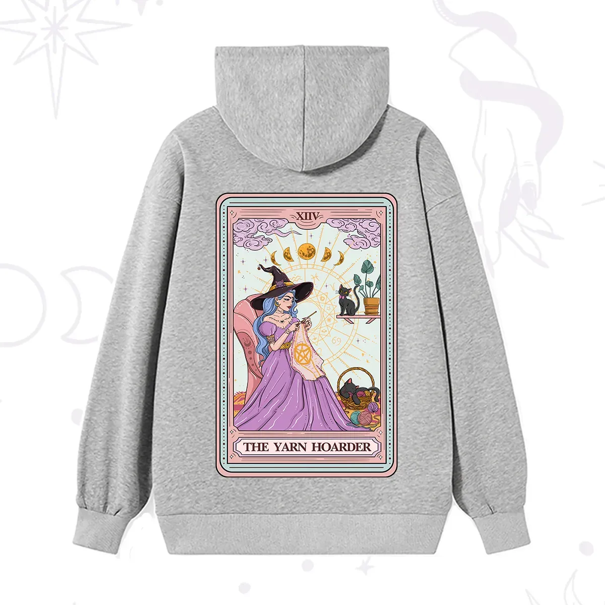 Purplehecate The Yarn Hoarder Tarot Hoodie