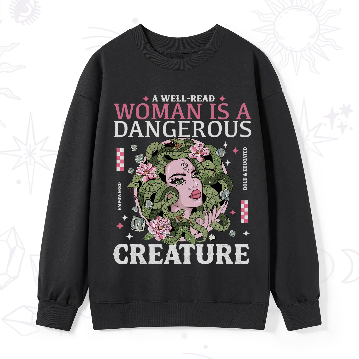 Purplehecate A Well Read Woman Is A Dangerous Sweatshirt