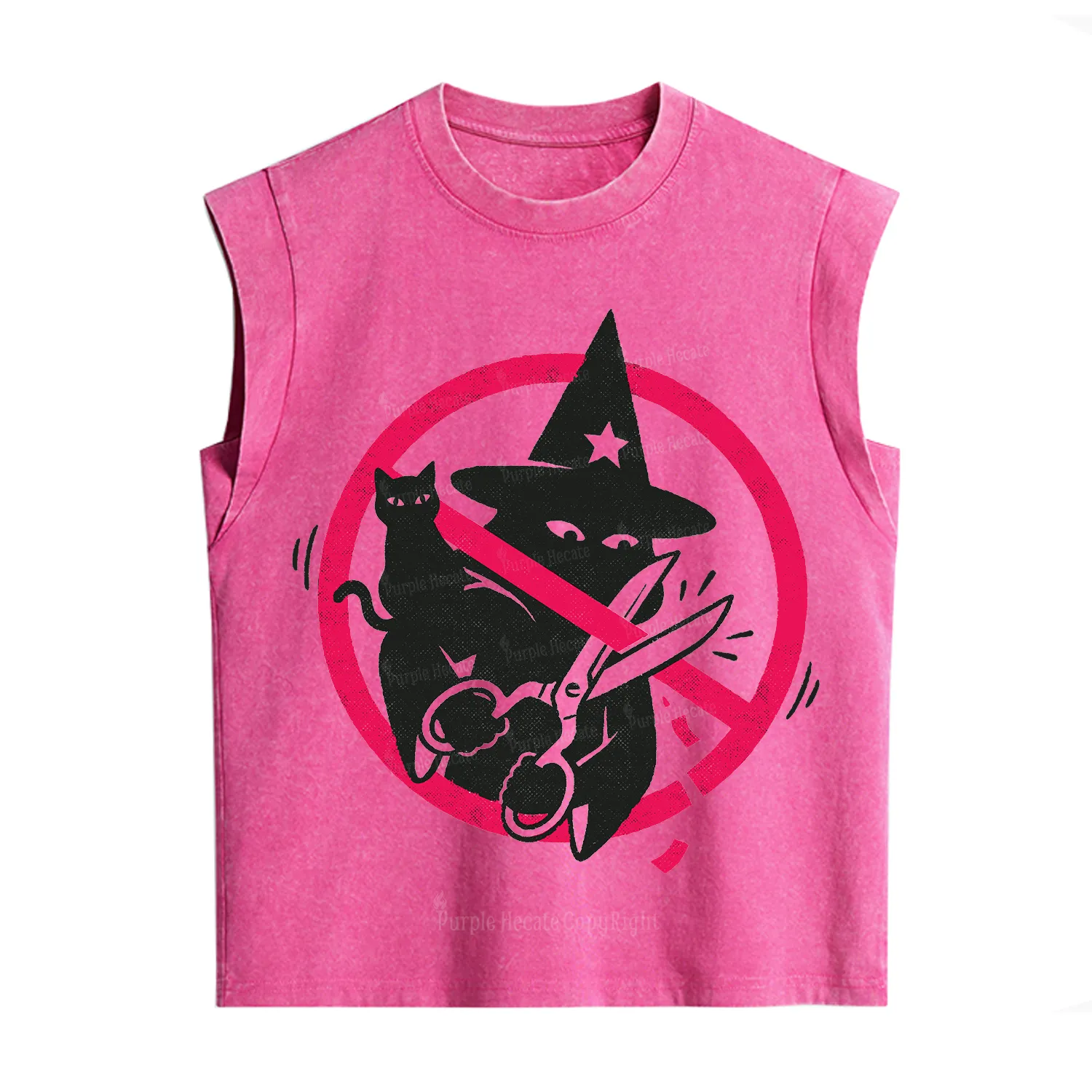 Purplehecate Break the Spell Witch Vintage Washed Tank