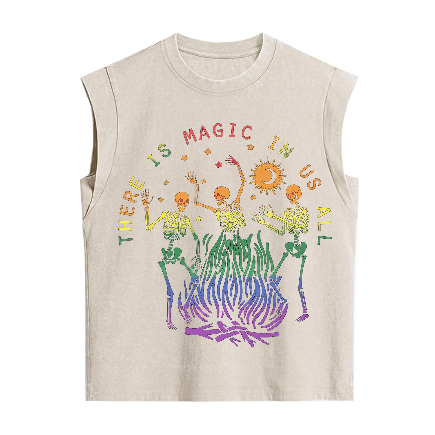 Purplehecate Pride Outfit There is Magic in Us All Back Vintage Washed Tank