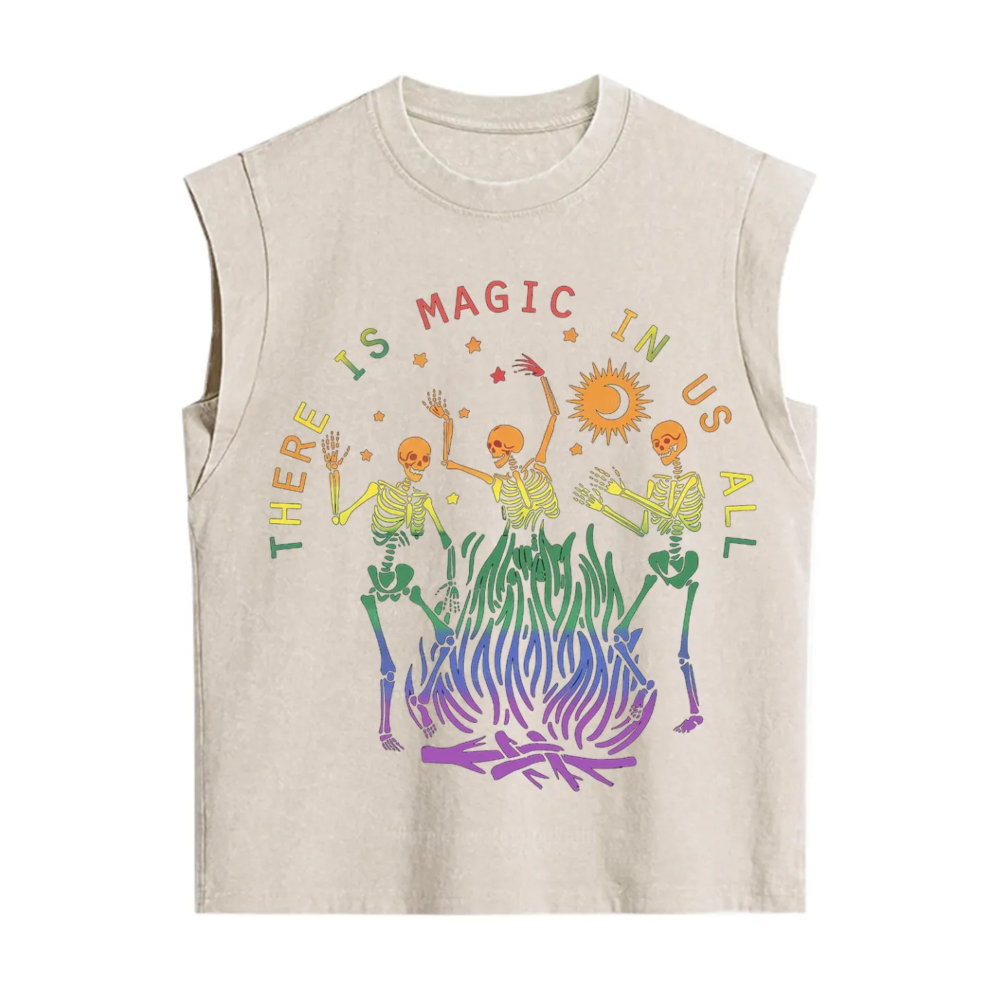 Purplehecate Pride Outfit There is Magic in Us All Back Vintage Washed Tank