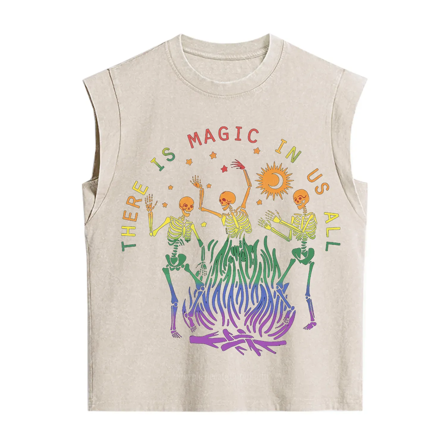 Purplehecate Pride Outfit There is Magic in Us All Back Vintage Washed Tank