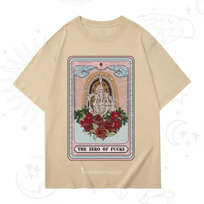 Purplehecate The Zero Of Fucks Tarot Christmas T-Shirt