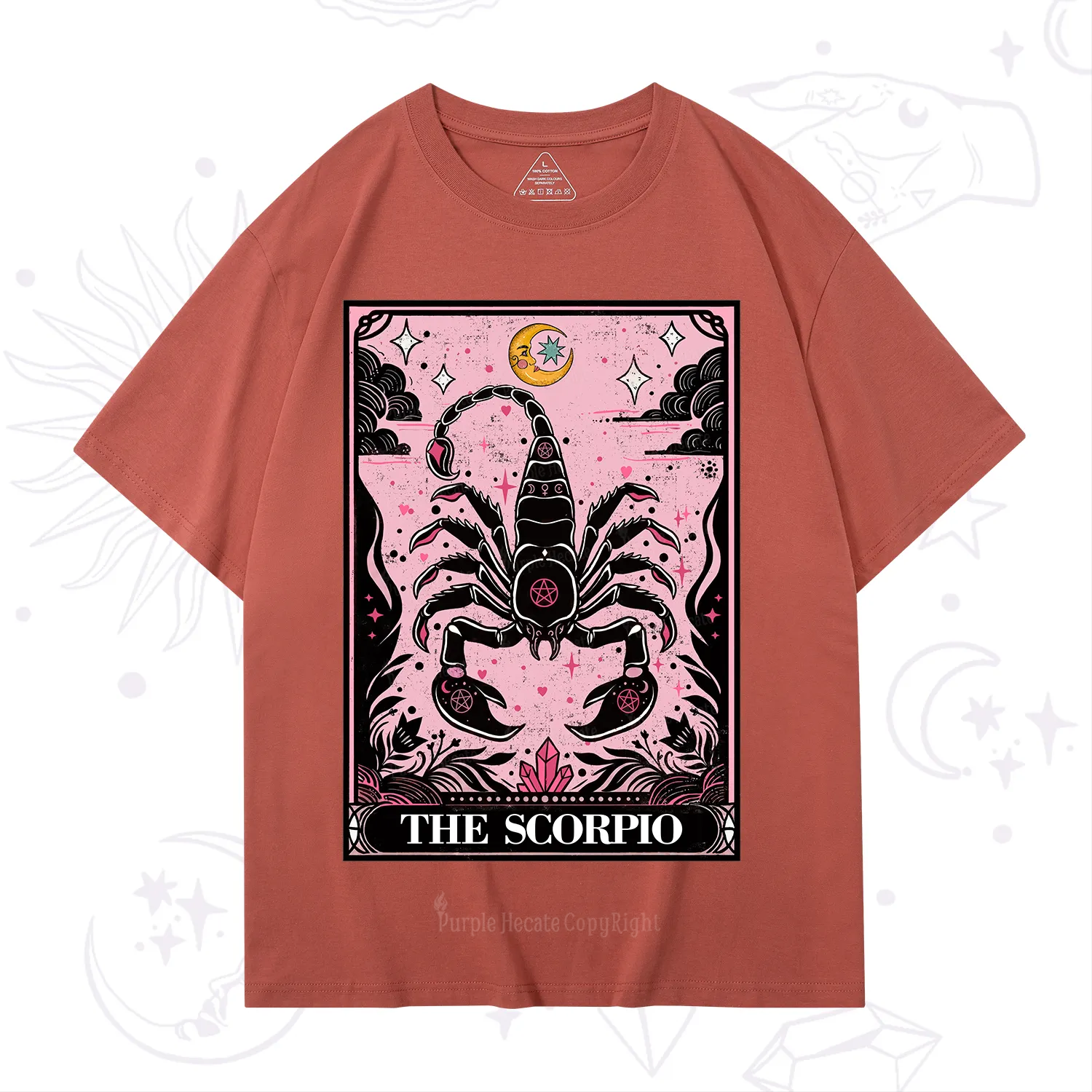 Purplehecate The Scorpio Tarot Zodiac T-Shirt
