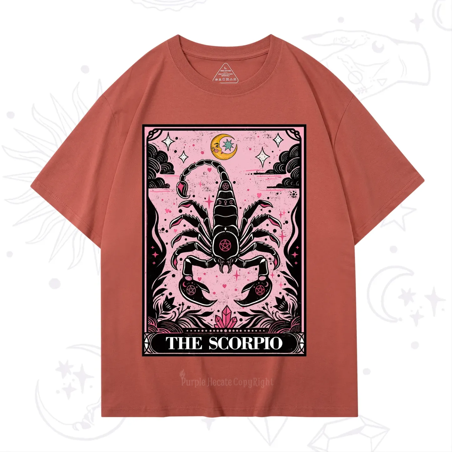 Purplehecate The Scorpio Tarot Zodiac T-Shirt