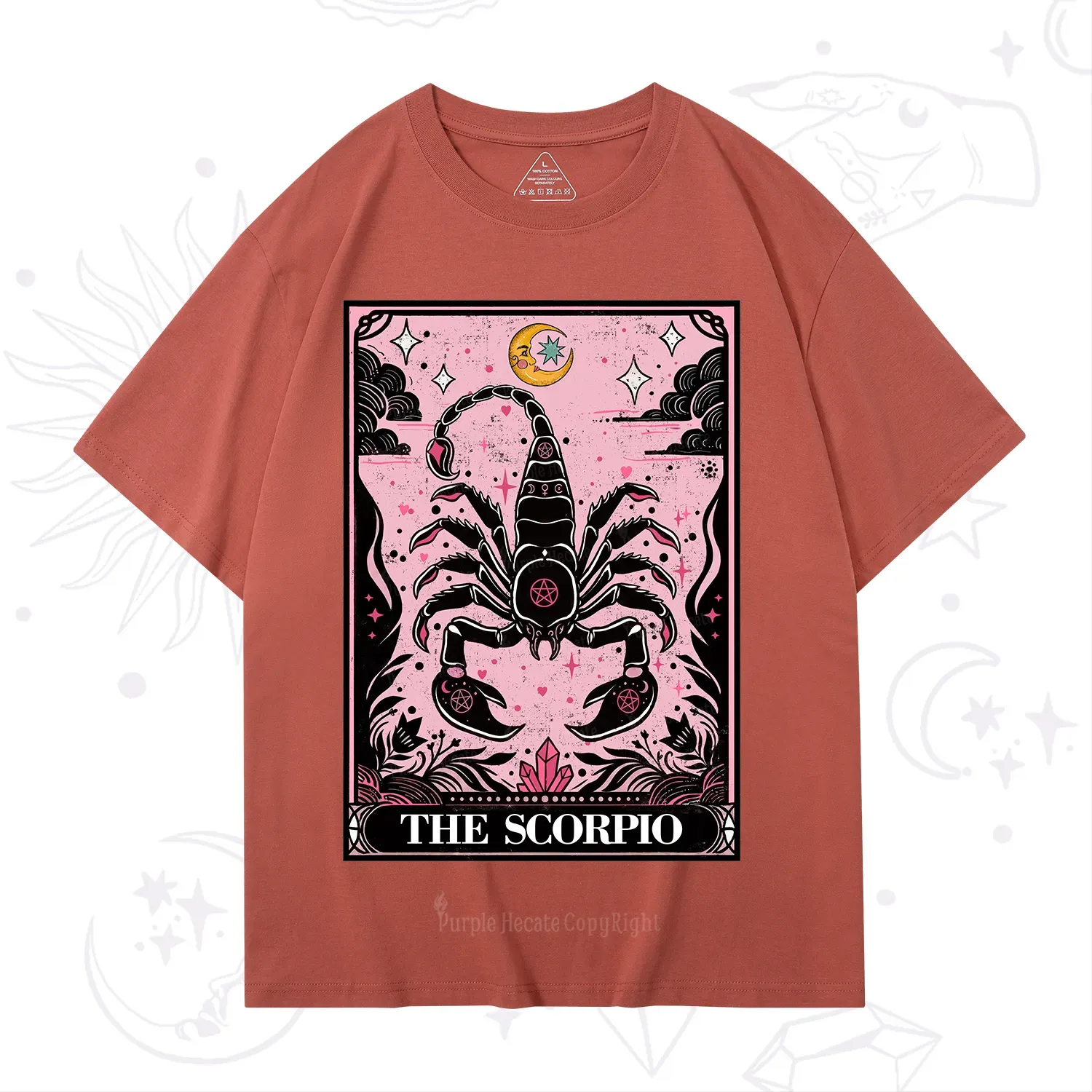 Purplehecate The Scorpio Tarot Zodiac T-Shirt