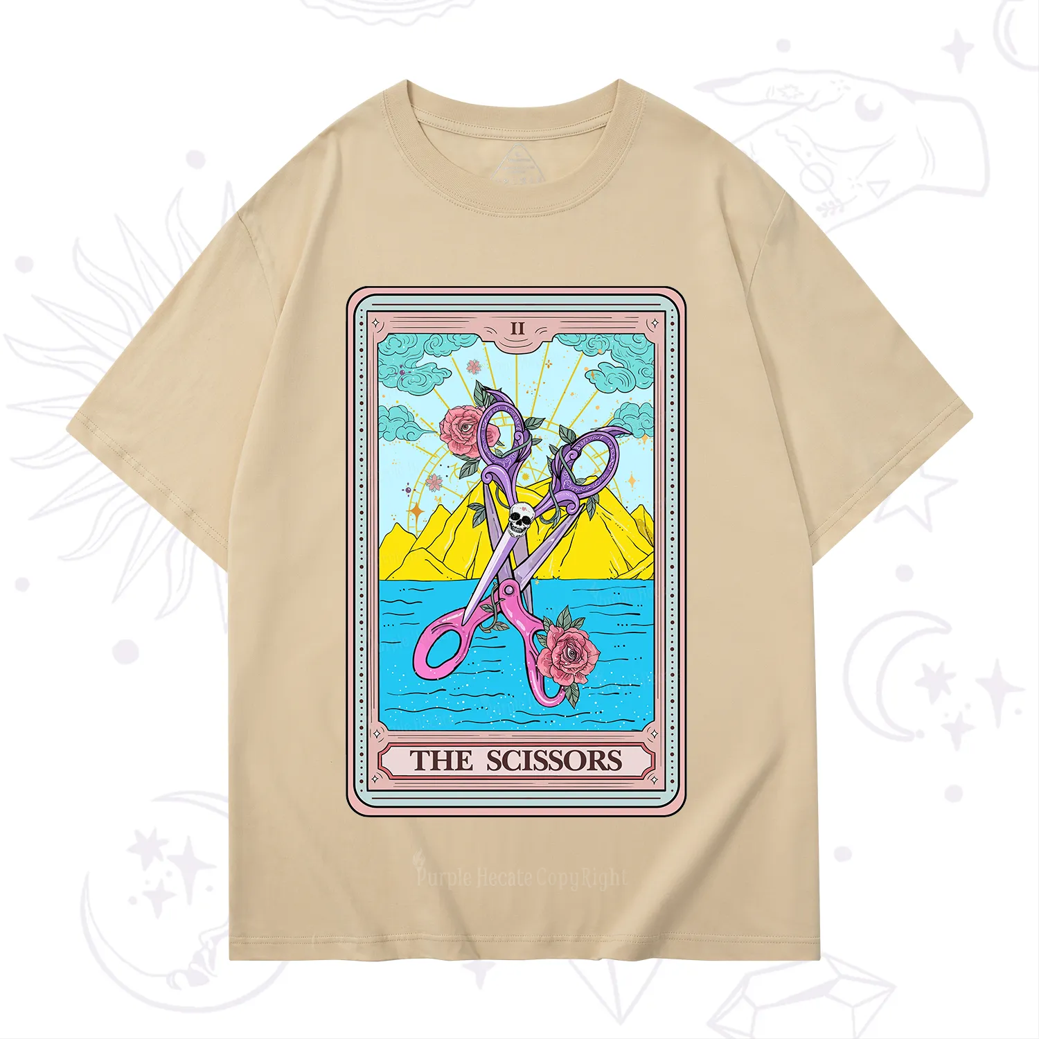 Purplehecate The Scissor Tarot Pride T-Shirt