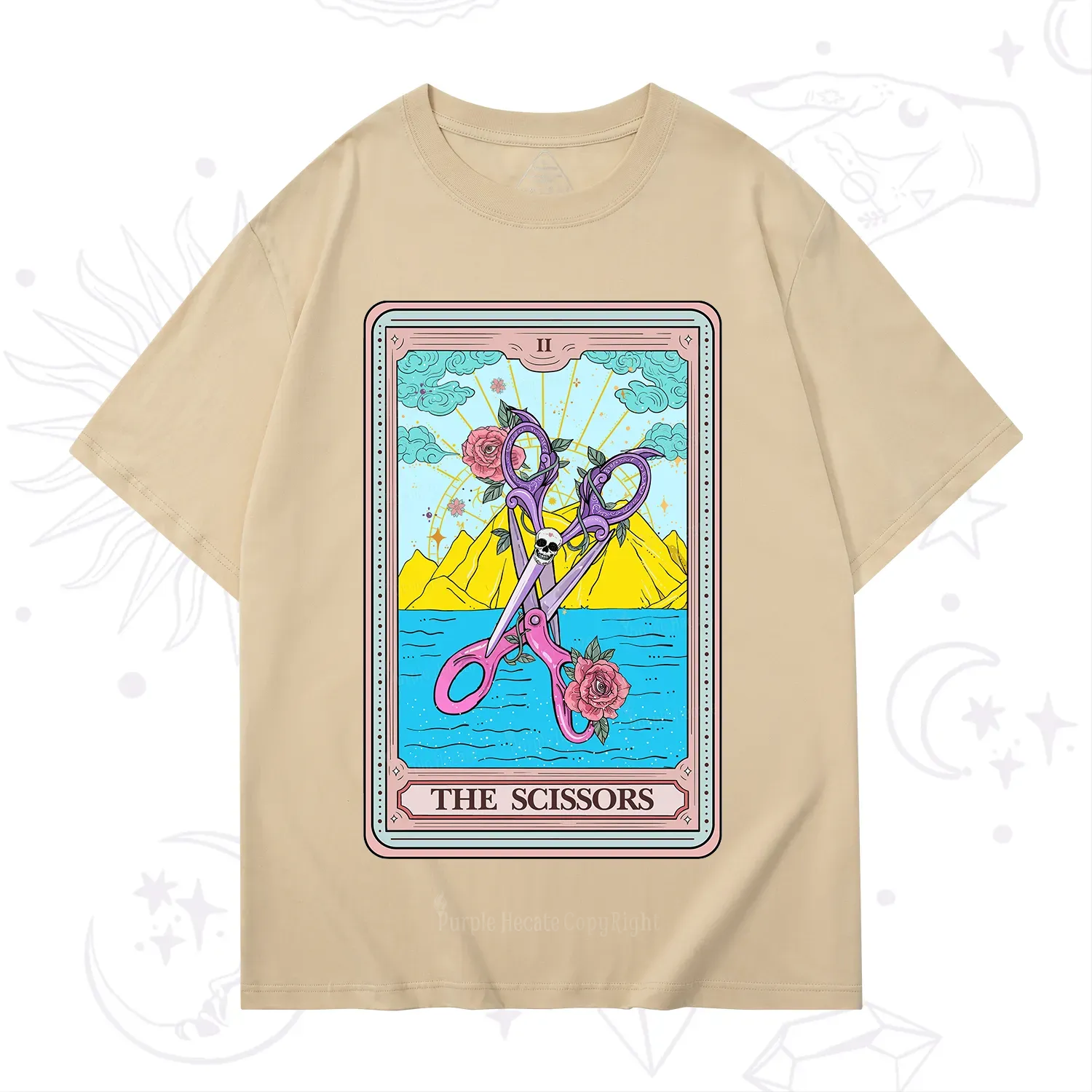 Purplehecate The Scissor Tarot Pride T-Shirt