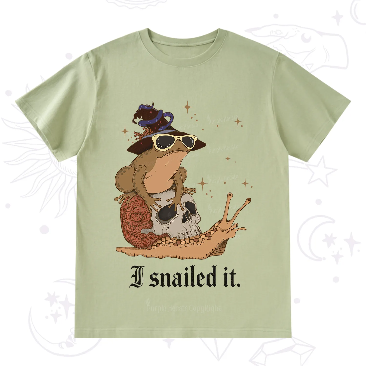 Purplehecate I Snailed It T-Shirt