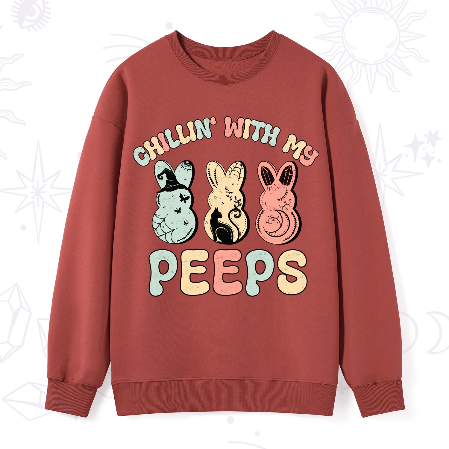 Purplehecate Chillin With My Peeps Sweatshirt