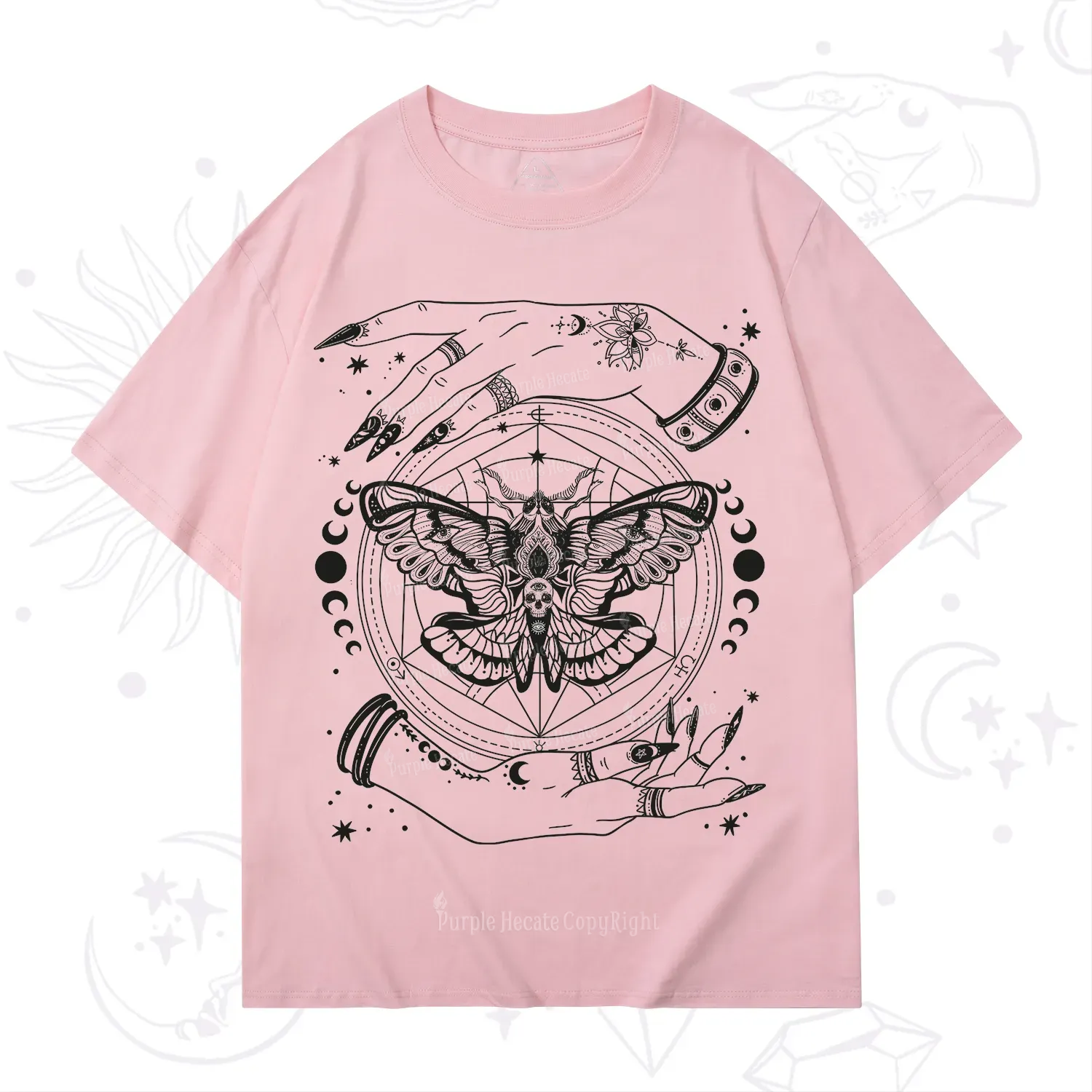 Purplehecate Alchemy Death Moth T-Shirt