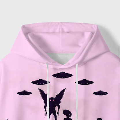 Purplehecate Alien Lake Monster Encounter All-Over Print Hoodie