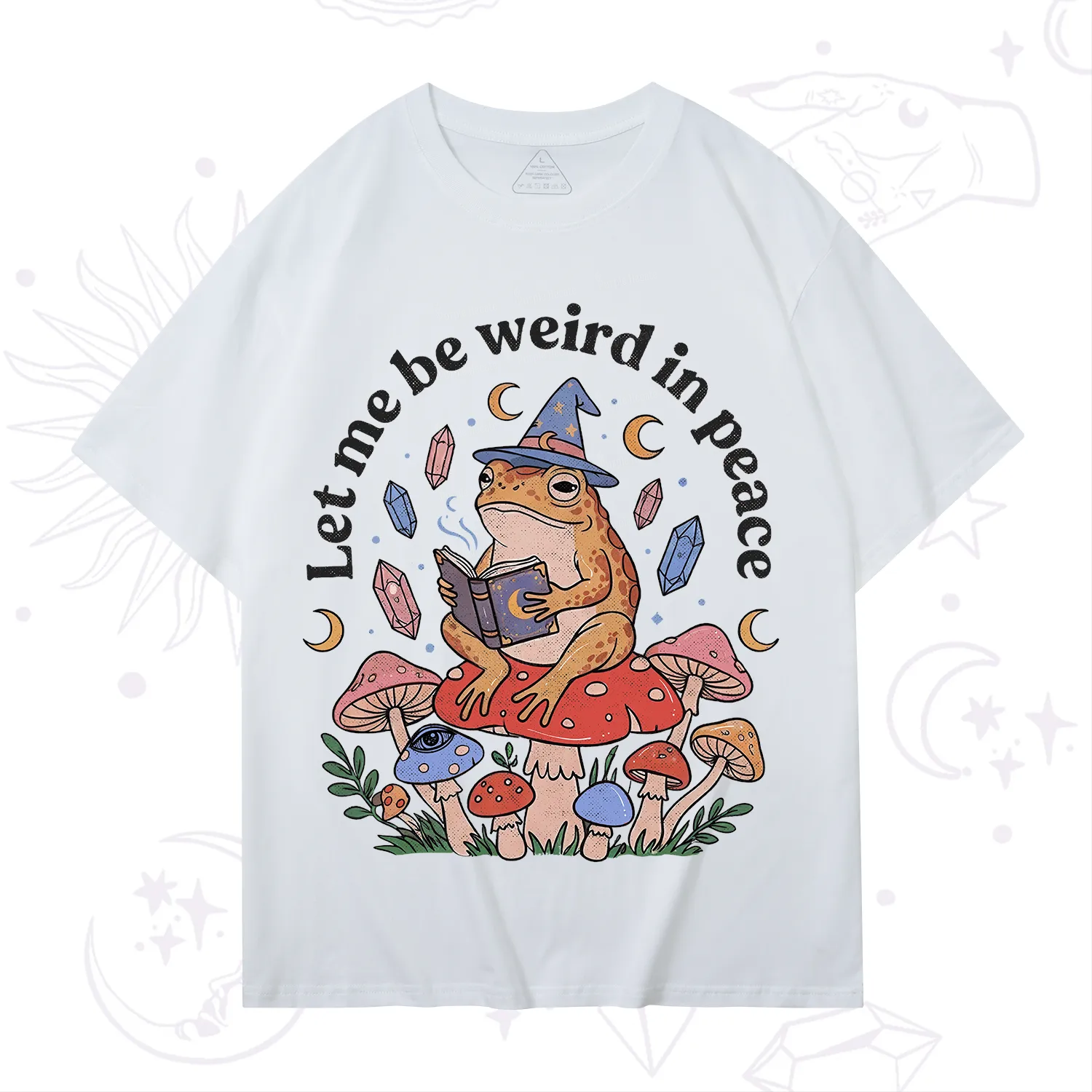 Purplehecate Let Me Be Weird in Peace Frog T-Shirt