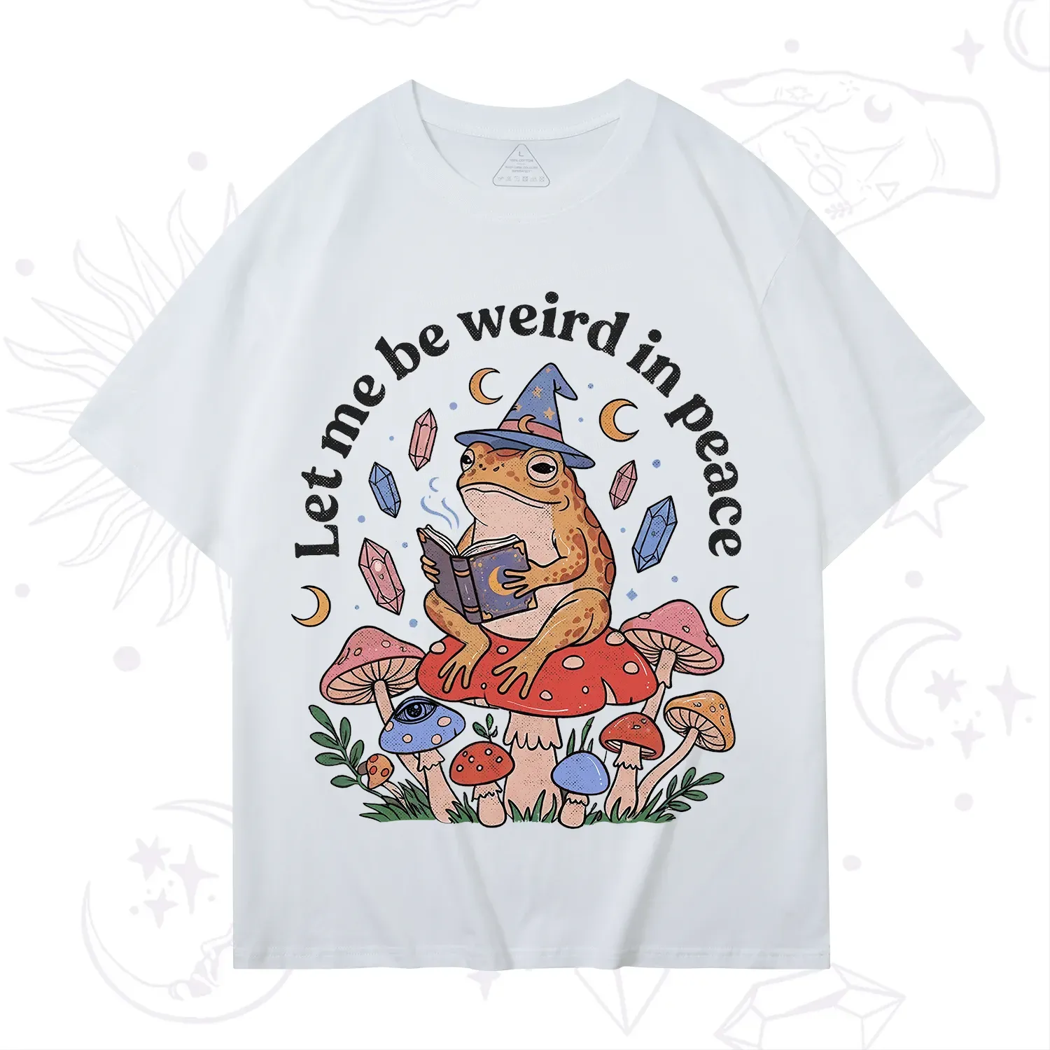 Purplehecate Let Me Be Weird in Peace Frog T-Shirt