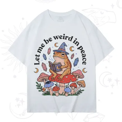 Purplehecate Let Me Be Weird in Peace Frog T-Shirt