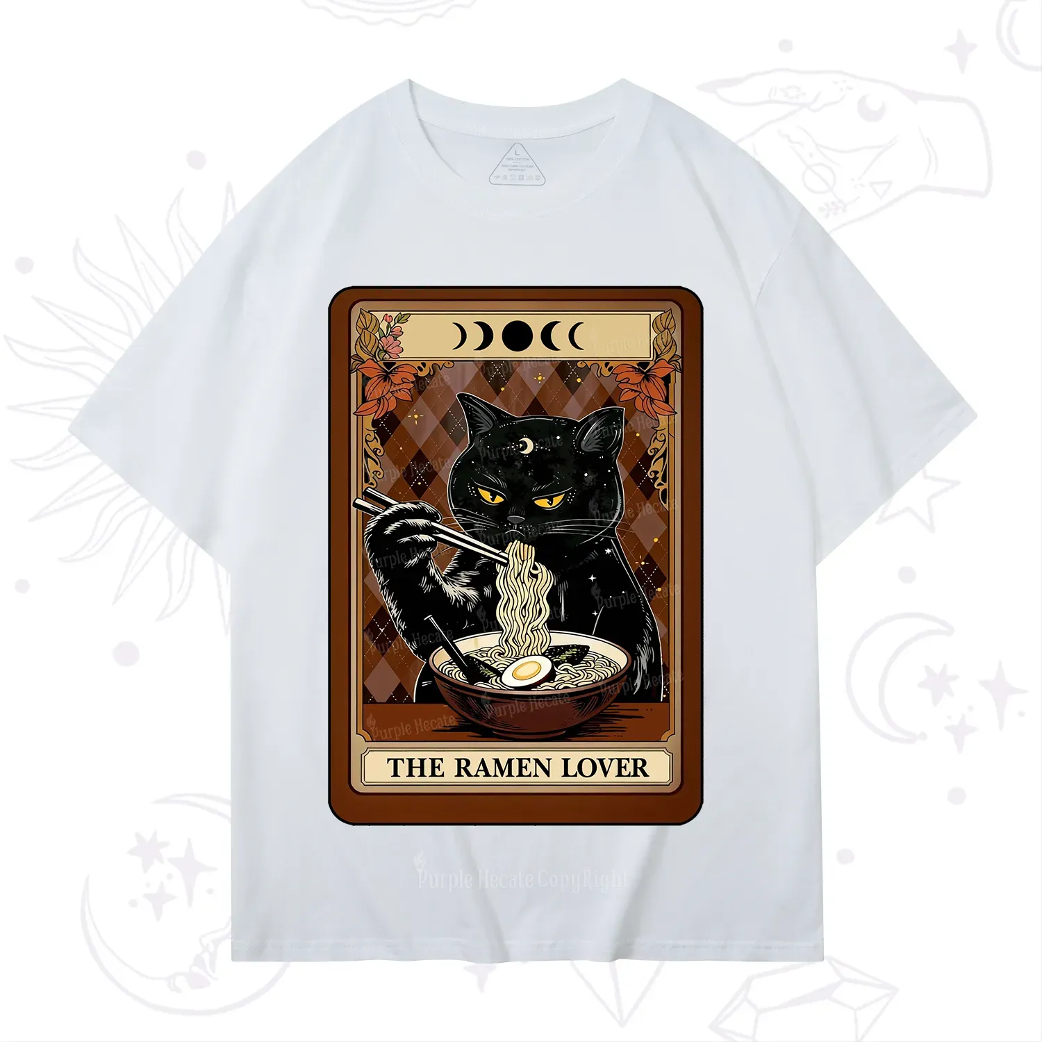 Purplehecate The Ramen Lover Tarot T-Shirt