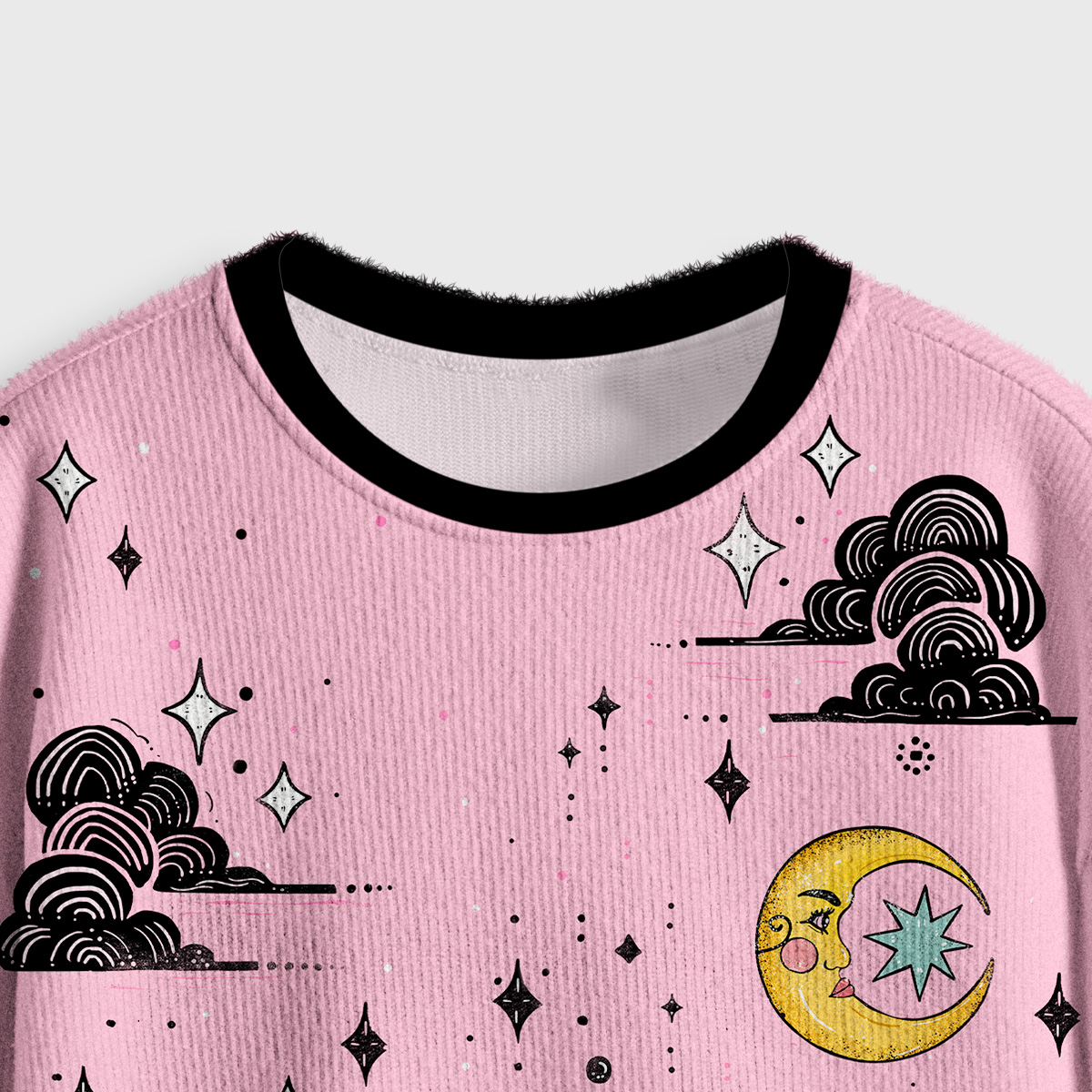 Purplehecate Live Weird Fake Your Death Crop Fuzzy Ugly Sweatshirt