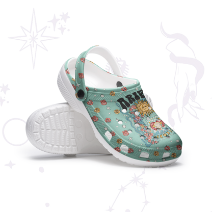 Purplehecate Aries Spirit Zodiac Rubber Clogs